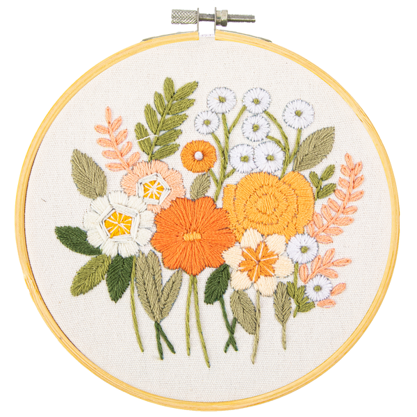dotz Diamond Dotz Country Garden Embroidery Kit - 5.0"