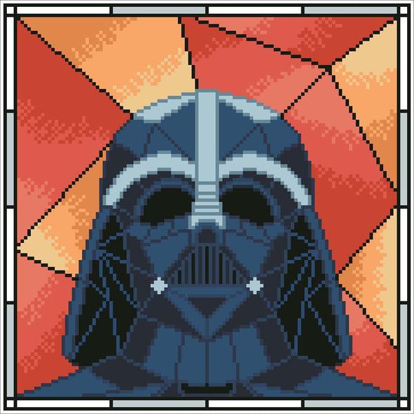 Dotz Diamond Dotz Darth Vader Stained Glass - 12.6" X 12.6"