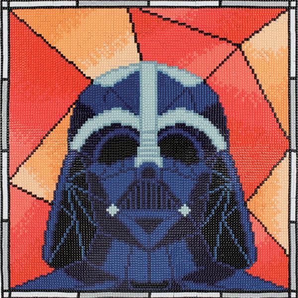 dotz Diamond Dotz Darth Vader Stained Glass - 12.6" x 12.6"