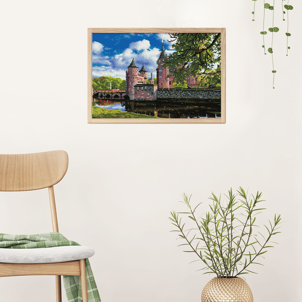 Dotz Diamond Dotz De Haar Medieval Castle Holland - 20.5" X 13.6"