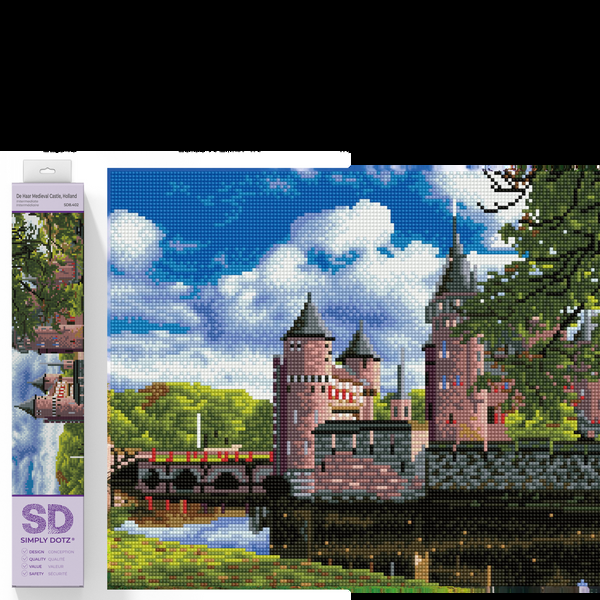 Dotz Diamond Dotz De Haar Medieval Castle Holland - 20.5" X 13.6"
