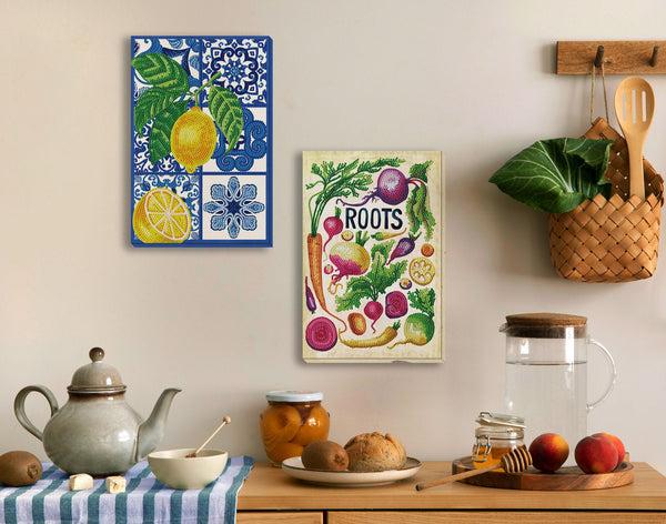 Dotz Diamond Dotz Decor Citrus Tiles Diamond Painting - 7.9" X 11.8"