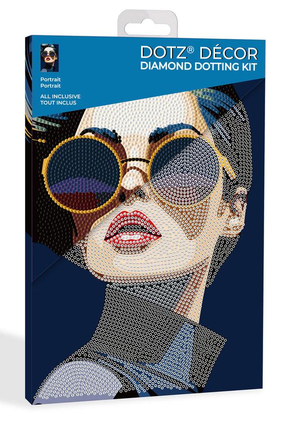 Dotz Diamond Dotz Decor Portrait Diamond Painting - 7.9" X 11.8"