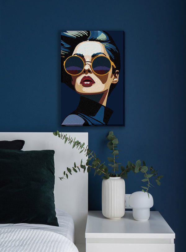 Dotz Diamond Dotz Decor Portrait Diamond Painting - 7.9" X 11.8"