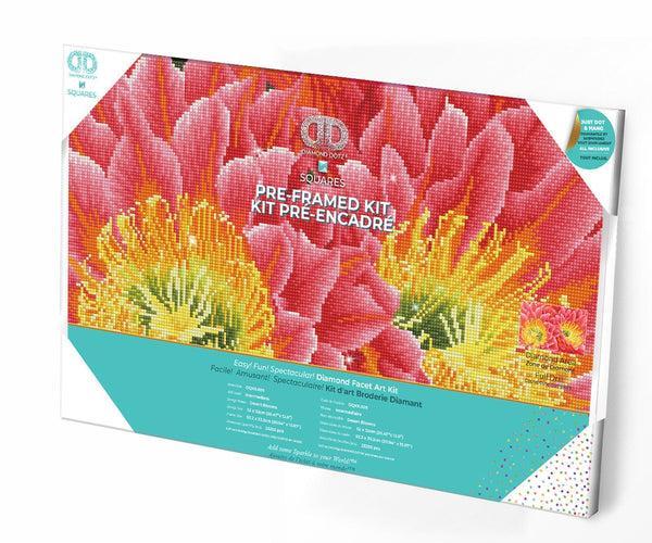 dotz Diamond Dotz Desert Blooms Pre-Framed Kit - 20.5" x 12.6"