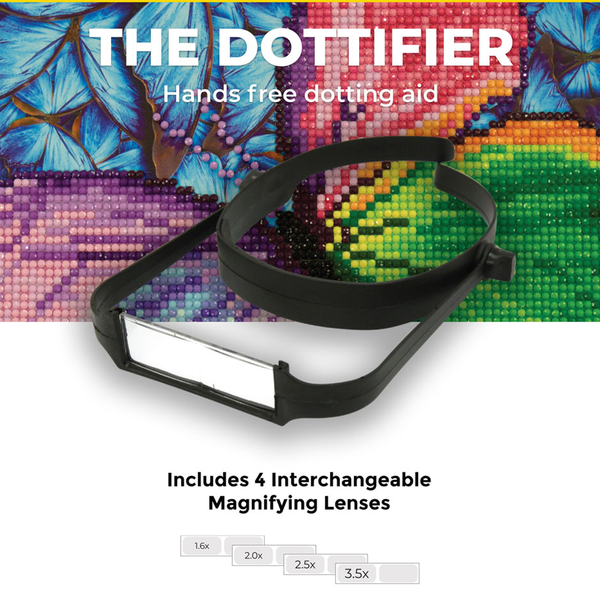 Dotz Diamond Dotz Dottifier Hands-Free Magnifier Headset