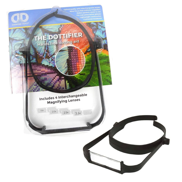 Dotz Diamond Dotz Dottifier Hands-Free Magnifier Headset