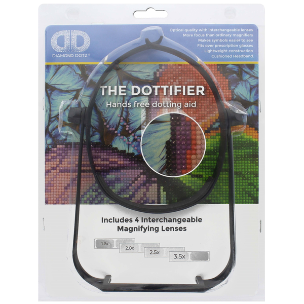 dotz Diamond Dotz Dottifier Hands-Free Magnifier Headset