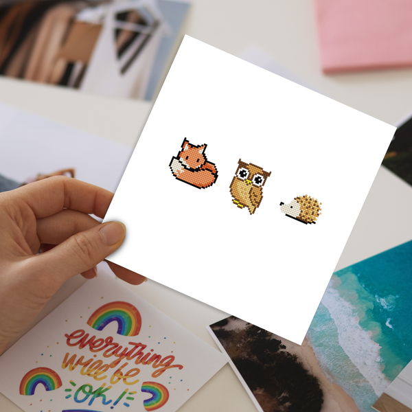 Dotz Diamond Dotz DOTZIES 3 STICKERS Multi Pack - Forest Friends