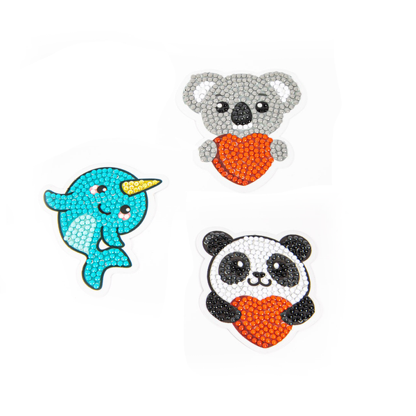 dotz Diamond Dotz DOTZIES 3 STICKERS Multi Pack - Love You Chums