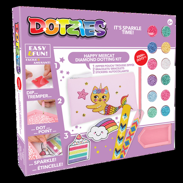 dotz Diamond Dotz DOTZIES Activity Set Mercat Diamond Painting