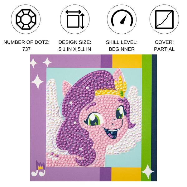 Dotz Diamond Dotz DOTZIES But First Sparkle Diamond Painting - 5.1" X 5.1"