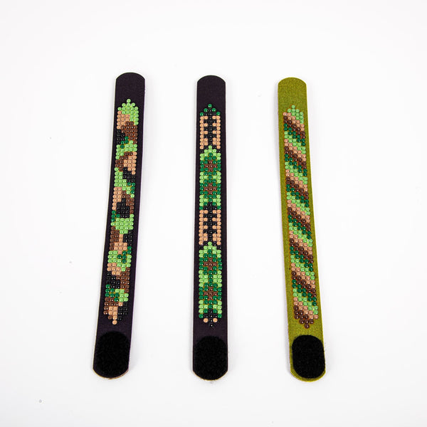 Dotz Diamond Dotz DOTZIES Camouflage BraceletsDiamond Painting - 8.3" X 0.8"