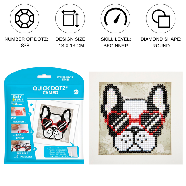 Dotz Diamond Dotz DOTZIES Cool Sunnies Diamond Painting - 5.1" X 5.1"