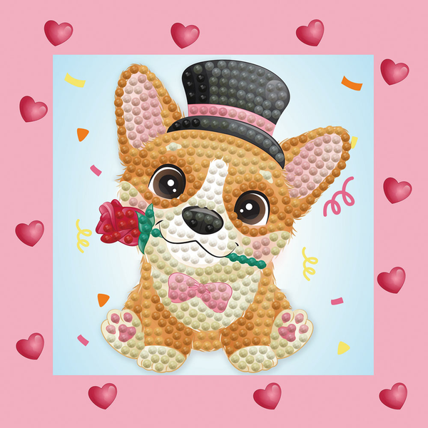 dotz Diamond Dotz DOTZIES Corgi Diamond Painting - 5.1" x 5.1"