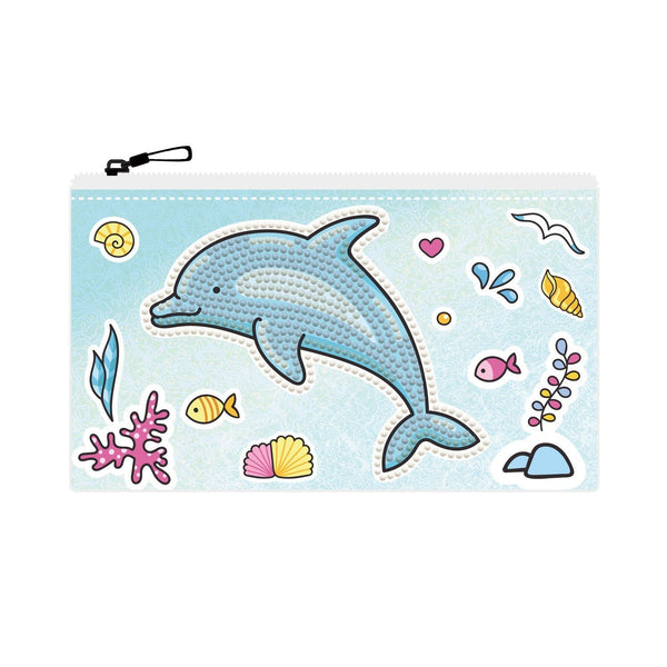 dotz Diamond Dotz DOTZIES DOLPHIN PARTY Diamond Painting - 7.5" x 4.3"