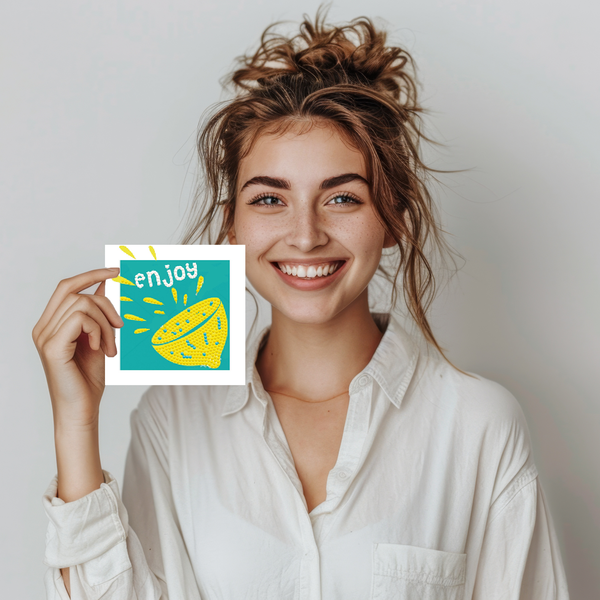 Dotz Diamond Dotz DOTZIES Enjoy Diamond Painting - 5.1" X 5.1"