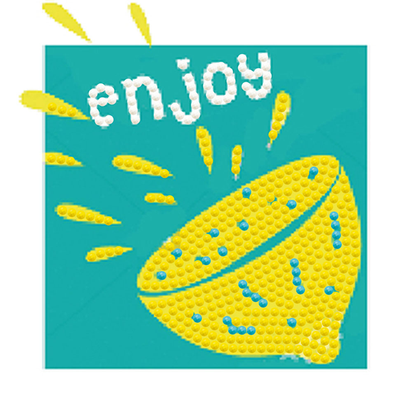 dotz Diamond Dotz DOTZIES Enjoy Diamond Painting - 5.1" x 5.1"