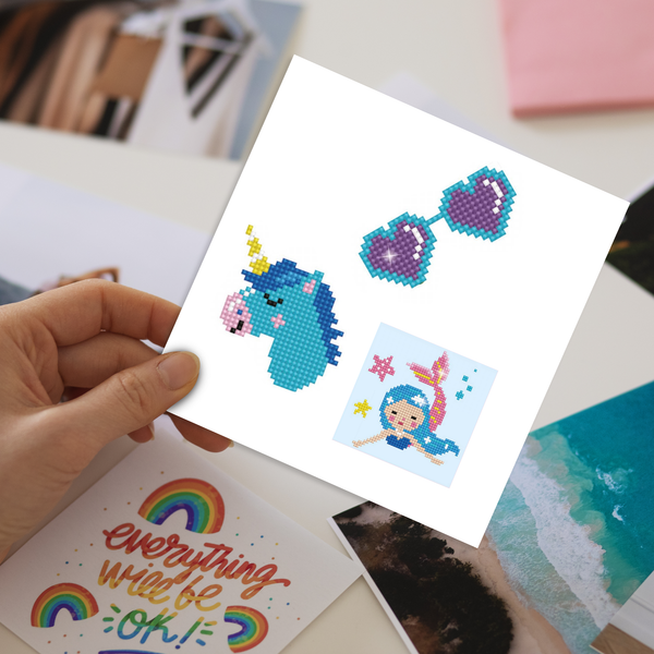 Dotz Diamond Dotz DOTZIES GIRL VARIETY KIT 6 Projects Diamond Painting