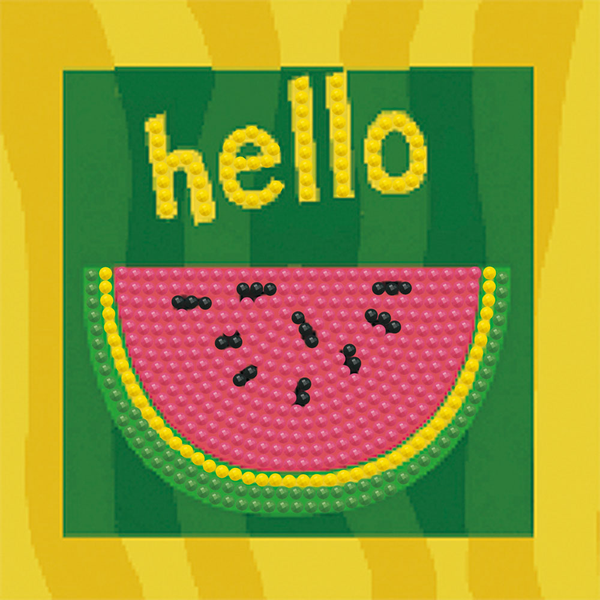 dotz Diamond Dotz DOTZIES Hello Diamond Painting - 5.1" x 5.1"