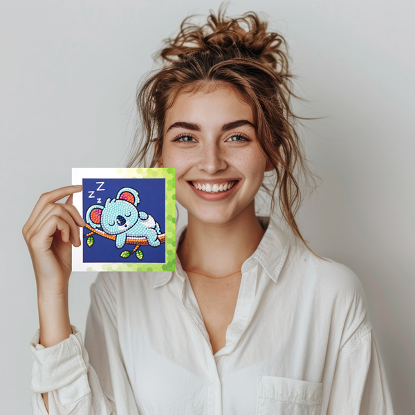 Dotz Diamond Dotz DOTZIES Koala Diamond Painting - 5.1" X 5.1"