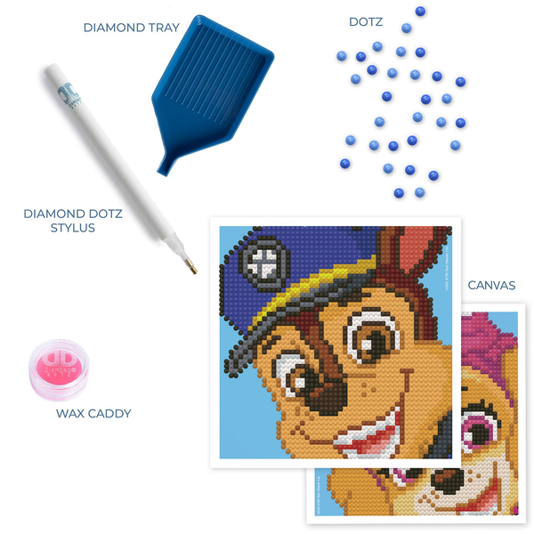Dotz Diamond Dotz DOTZIES Let's Play Activity Set 6 Projects Diamond Painting