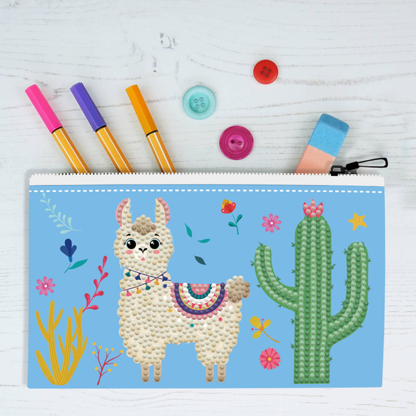 Dotz Diamond Dotz DOTZIES LLAMA PARTY Diamond Painting - 7.5" X 4.3"