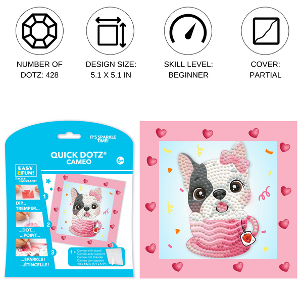 Dotz Diamond Dotz DOTZIES Lovely Diamond Painting - 5.1" X 5.1"