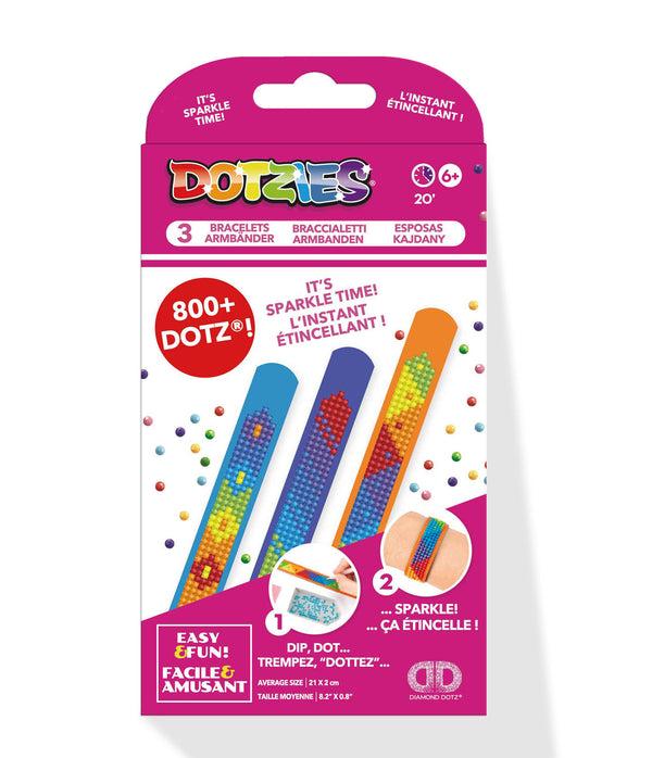 dotz Diamond Dotz DOTZIES Mardis Gras Bracelets Diamond Painting - 8.3" x 0.8"