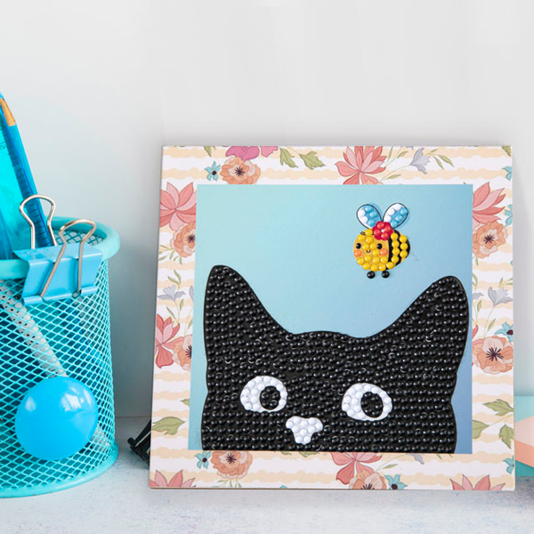 Dotz Diamond Dotz DOTZIES Mischievous Diamond Painting - 5.1" X 5.1"