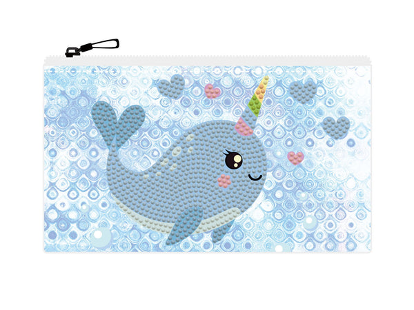 dotz Diamond Dotz DOTZIES NARWHAL LOVE Diamond Painting - 7.5" x 4.3"
