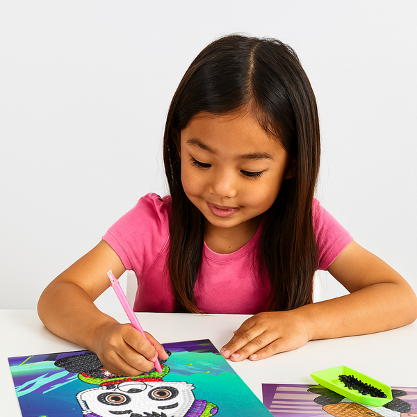 Dotz Diamond Dotz DOTZIES Panda Time Diamond Painting - 5.9" X 5.9"