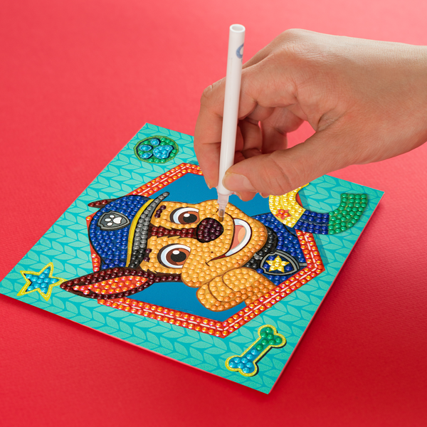 Dotz Diamond Dotz DOTZIES PAW PATROL Chase Diamond Painting - 5.1" X 5.1"