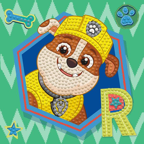 dotz Diamond Dotz DOTZIES PAW PATROL Rubble Diamond Painting - 5.1" x 5.1"