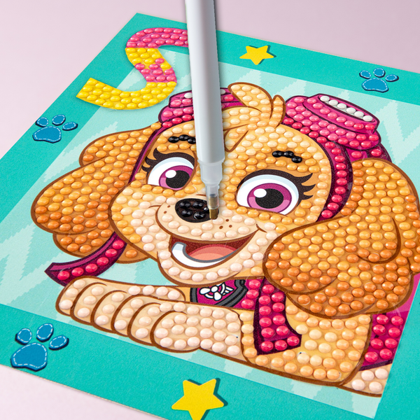 Dotz Diamond Dotz DOTZIES PAW PATROL Skye Diamond Painting - 5.1" X 5.1"