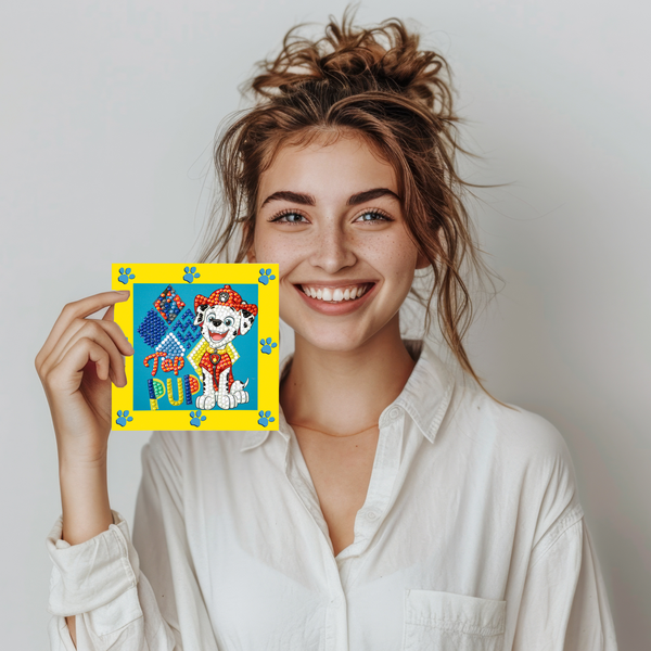 Dotz Diamond Dotz DOTZIES PAW PATROL Top Pup Diamond Painting - 5.1" X 5.1"