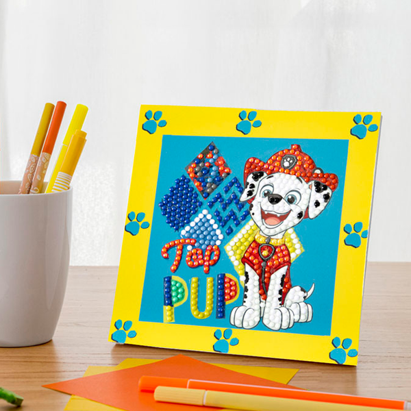 Dotz Diamond Dotz DOTZIES PAW PATROL Top Pup Diamond Painting - 5.1" X 5.1"