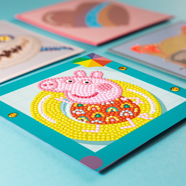 Dotz Diamond Dotz DOTZIES Peppa Pig Always Chillin' Diamond Painting - 5.1" X 5.1"