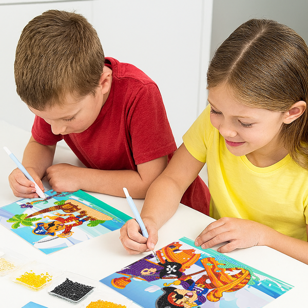 Dotz Diamond Dotz DOTZIES Pirates A'Hoy Diamond Painting - 7.8" X 5.9"