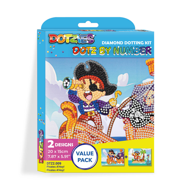 dotz Diamond Dotz DOTZIES Pirates A'Hoy Diamond Painting - 7.8" x 5.9"