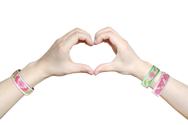 Dotz Diamond Dotz DOTZIES Pretty In Pink Bracelets Diamond Painting - 8.3" X 0.8"