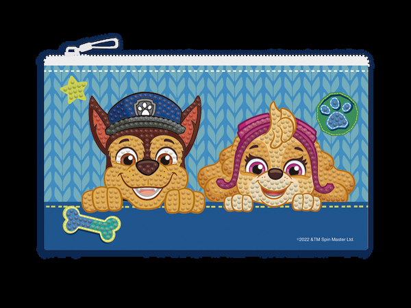 dotz Diamond Dotz DOTZIES Skye & Chase Zipper Pouch Diamond Painting 4.7 x - 7.5" x 4.3"