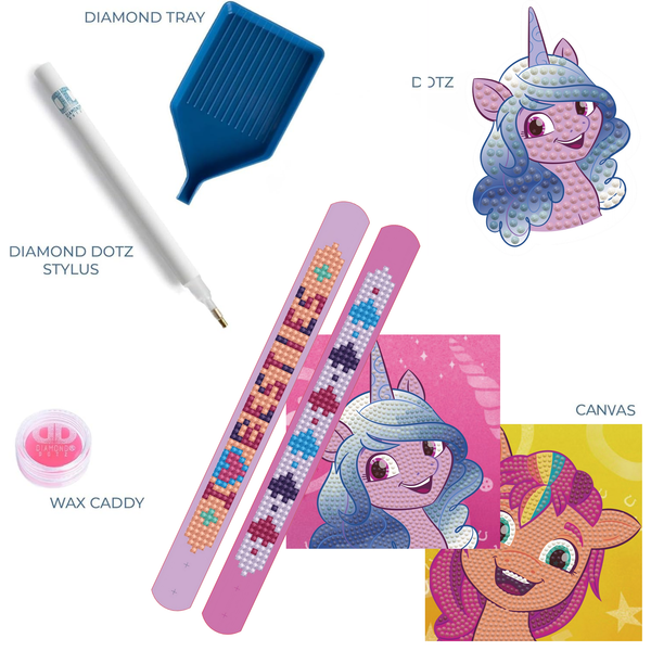 Dotz Diamond Dotz DOTZIES Sparkle On Activity Set 6 Projects Diamond Painting