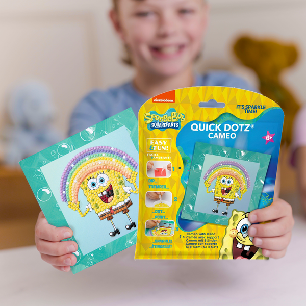 Dotz Diamond Dotz DOTZIES SpongeBob Rainbow Diamond Painting - 5.1" X 5.1"
