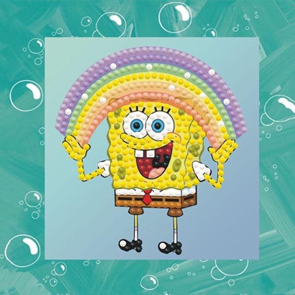 dotz Diamond Dotz DOTZIES SpongeBob Rainbow Diamond Painting - 5.1" x 5.1"