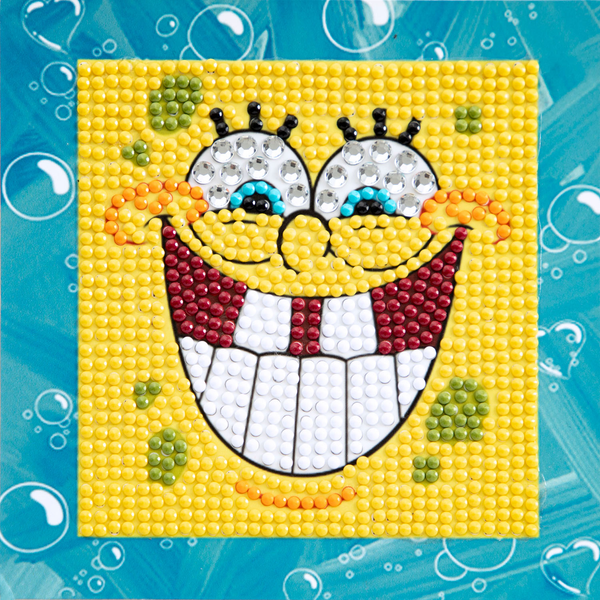 dotz Diamond Dotz DOTZIES SpongeBob Smile Diamond Painting - 5.1" x 5.1"