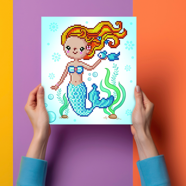 Dotz Diamond Dotz DOTZIES Sweet Swimmer Diamond Painting - 9.1" X 9.8"