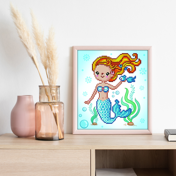 Dotz Diamond Dotz DOTZIES Sweet Swimmer Diamond Painting - 9.1" X 9.8"