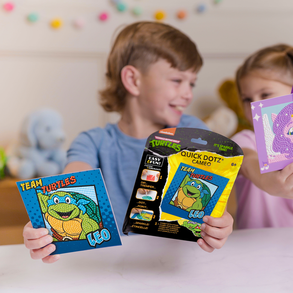 Dotz Diamond Dotz DOTZIES TMNT Leo Diamond Painting - 5.1" X 5.1"