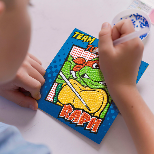 Dotz Diamond Dotz DOTZIES TMNT Raph Diamond Painting - 5.1" X 5.1"